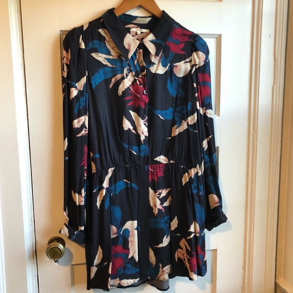 Revolve Tularosa Lola Mini Dress Tropical Floral - Picture 2 of 5